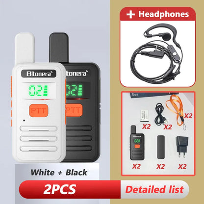 BTDX Mini Walkie Talkie