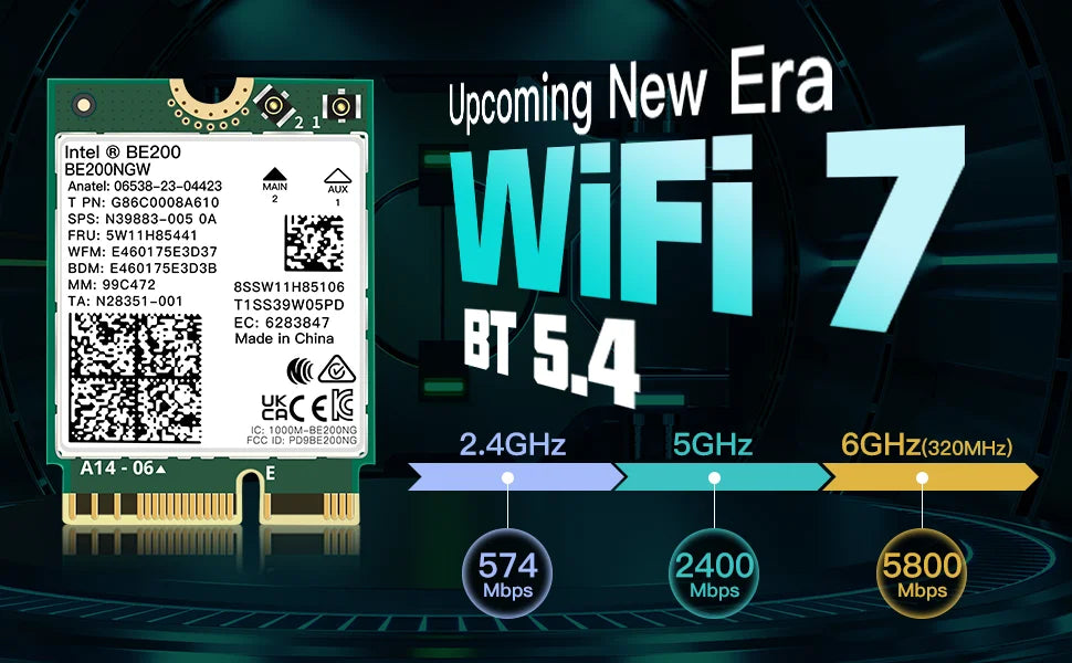 Dual Band AX210 Bluetooth WiFi Card