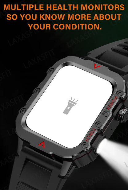 LAXASFIT LED Men's Smartwatch