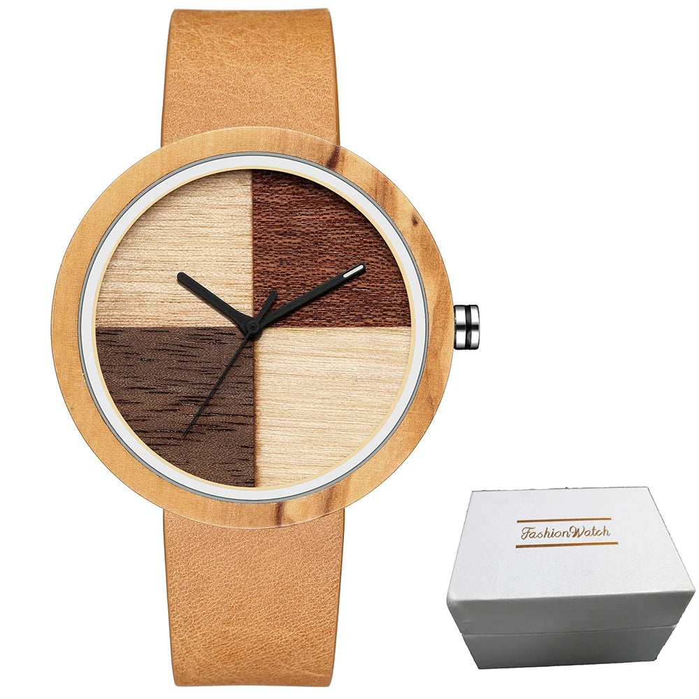 Casual Quartz Wooden Watch