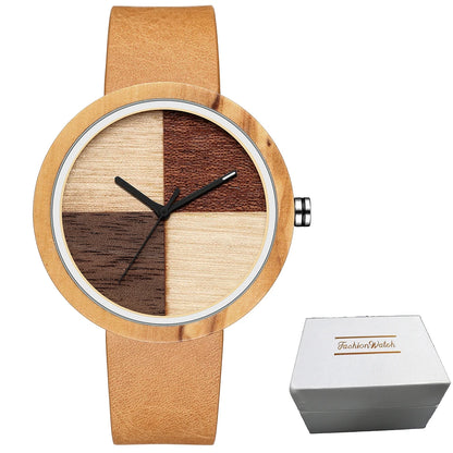 Casual Quartz Wooden Watch
