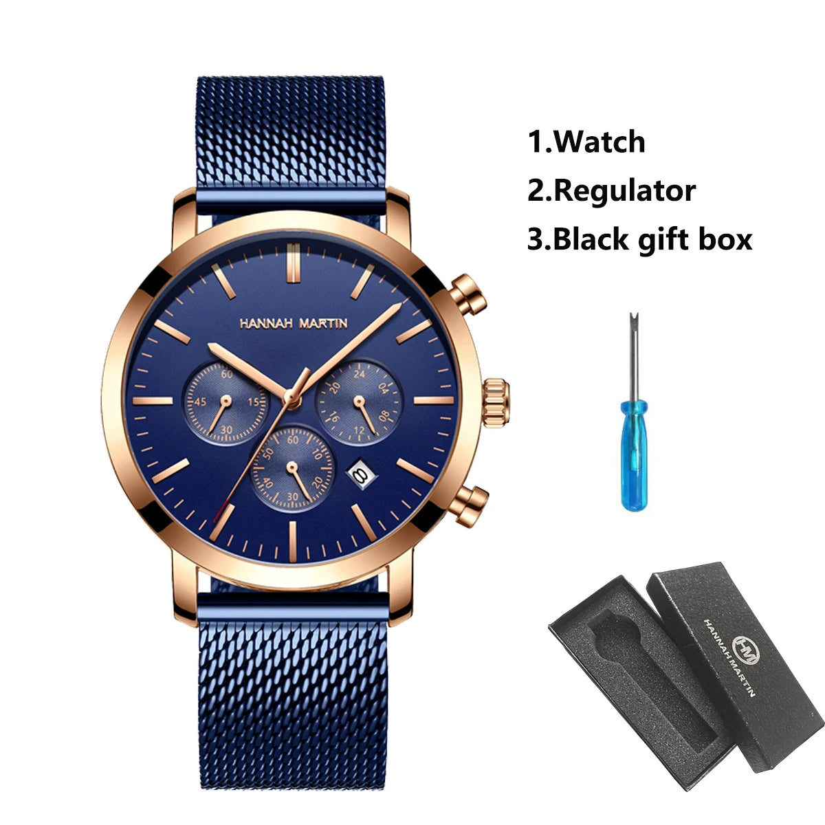 Multifunctional Quartz Wrist Watch