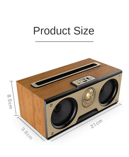 Retro KM-7 Wooden Bluetooth Speaker