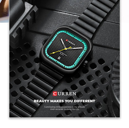 CURREN Simple Business Square Quartz Watch