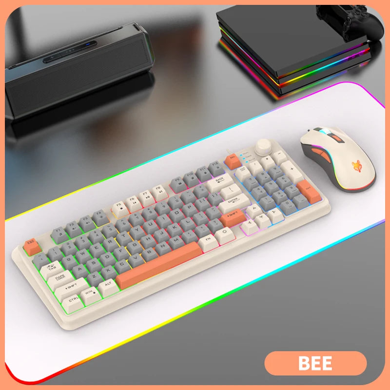 USB Wired Game Keyboard Mouse Set