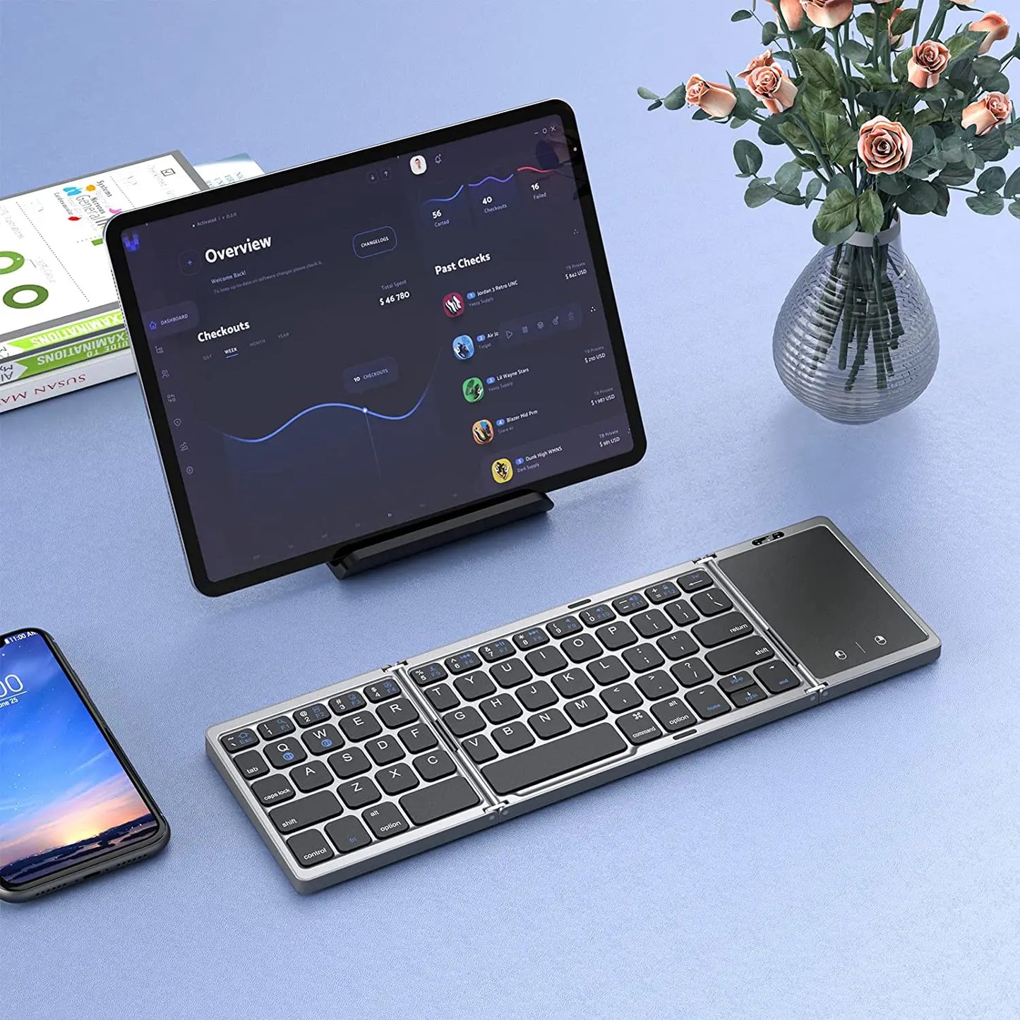 Seenda Foldable Wireless Bluetooth Keyboard