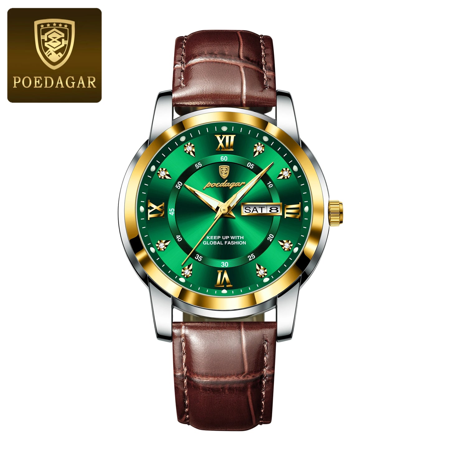 POEDAGAR Luxury Business Men Watch