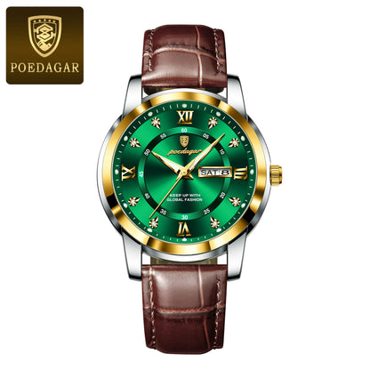 POEDAGAR Luxury Business Men Watch