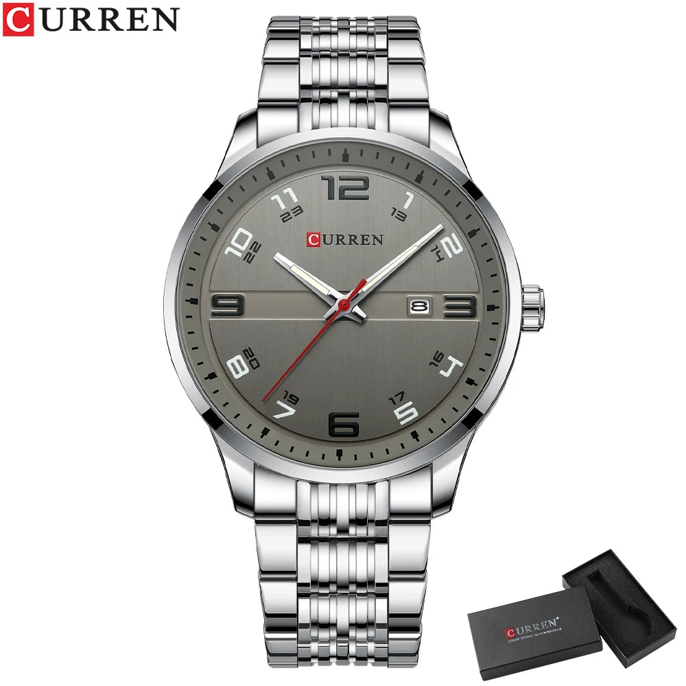 CURREN Luxury Stainless Steel Watch