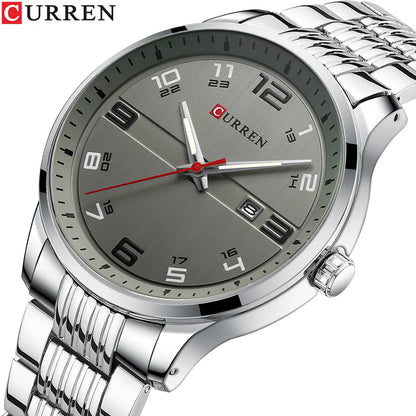 CURREN Luxury Stainless Steel Watch