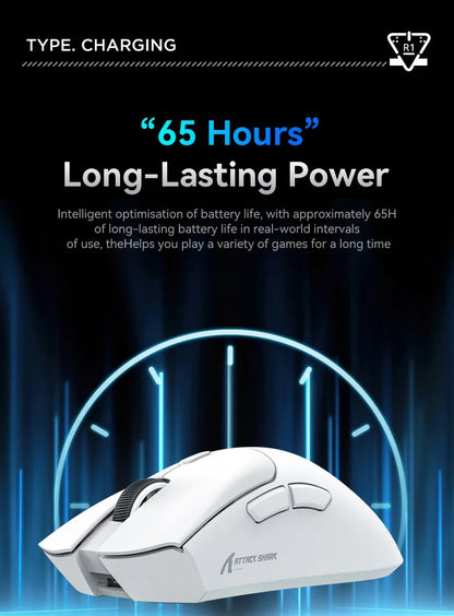 Attack Shark R1 Wireless Gamer Mouse