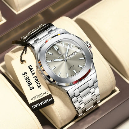 POEDAGAR Luxury Military Watch