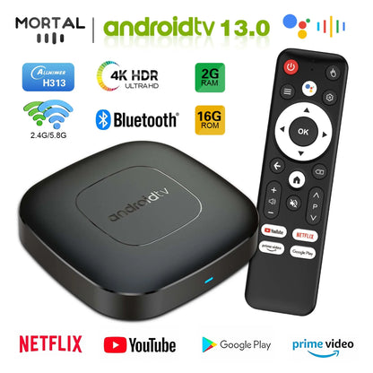 Mortal T1 Smart Android13 TV Box