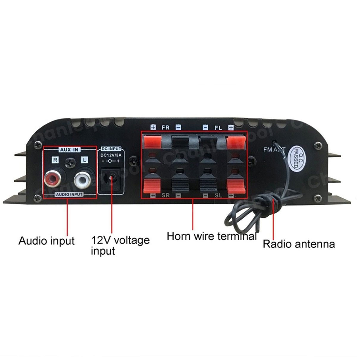 1600W Peak Power HiFi Sound Amplifier