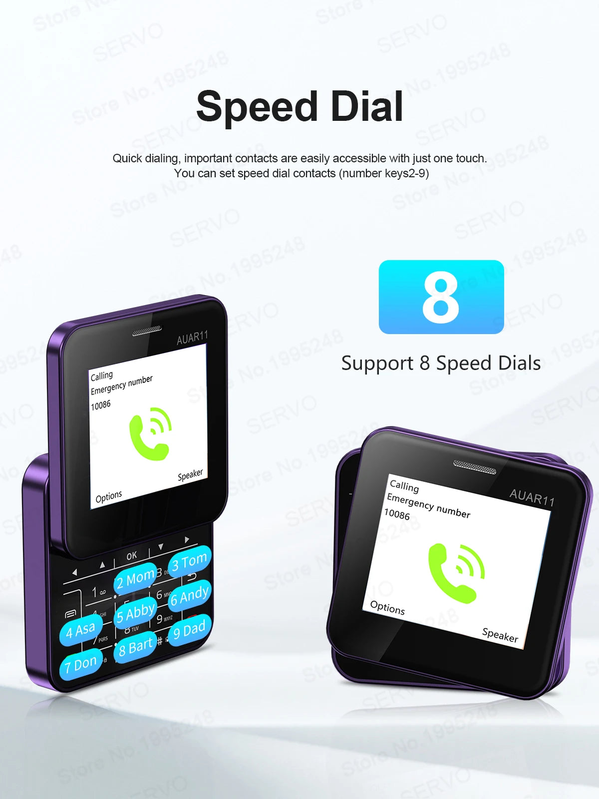 SERVO AUAR11 Rotating Phone