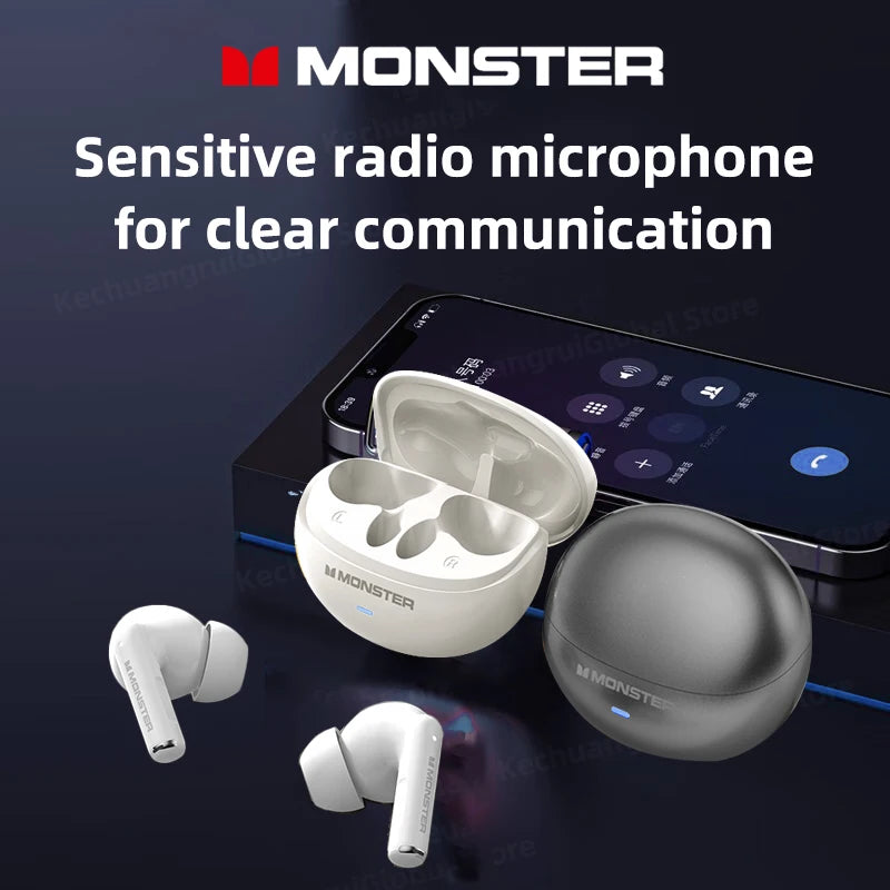 Monster MQT39 Wireless Bluetooth 6.0 Earphones