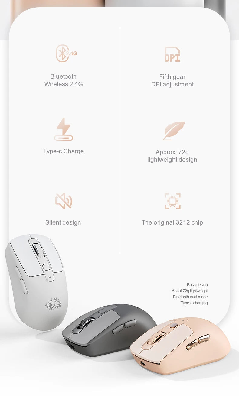 A3 Wireless Mouse Silent ABS
