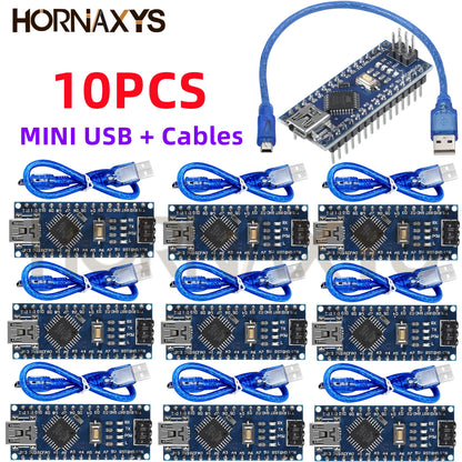 Promotion For arduino Nano V 3.0 Atmega328 Controller Compatible Board Module PCB Development Board MINI/TYPE-C/MICRO USB NANO