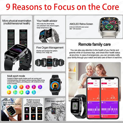 Uric Acid Body Fat Smartwatch