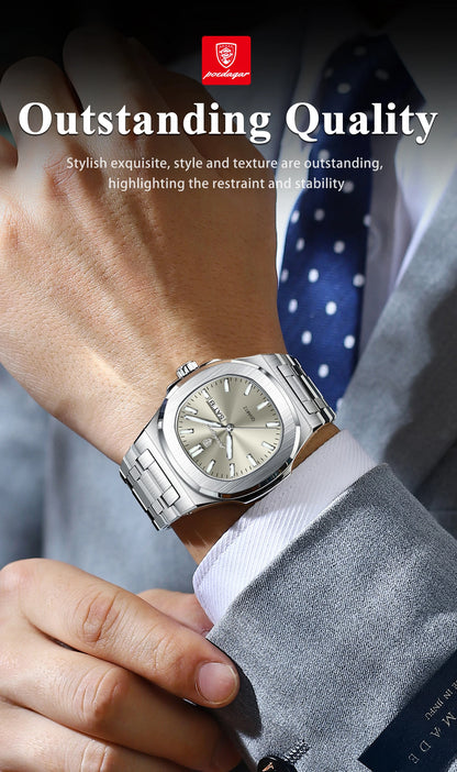 POEDAGAR Luxury Military Watch