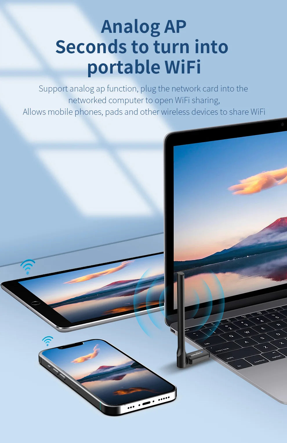 287Mbps WiFi 6 Adapter