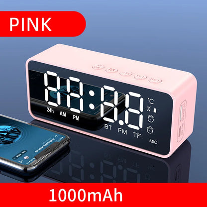 Alarm Clock Radio FM Bluetooth Speaker