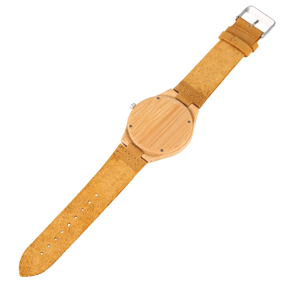 Tiger/Elk Engraved Dial Quartz Watch