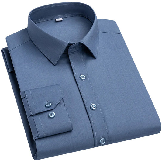 Bamboo Fiber Elastic Men's Shirt