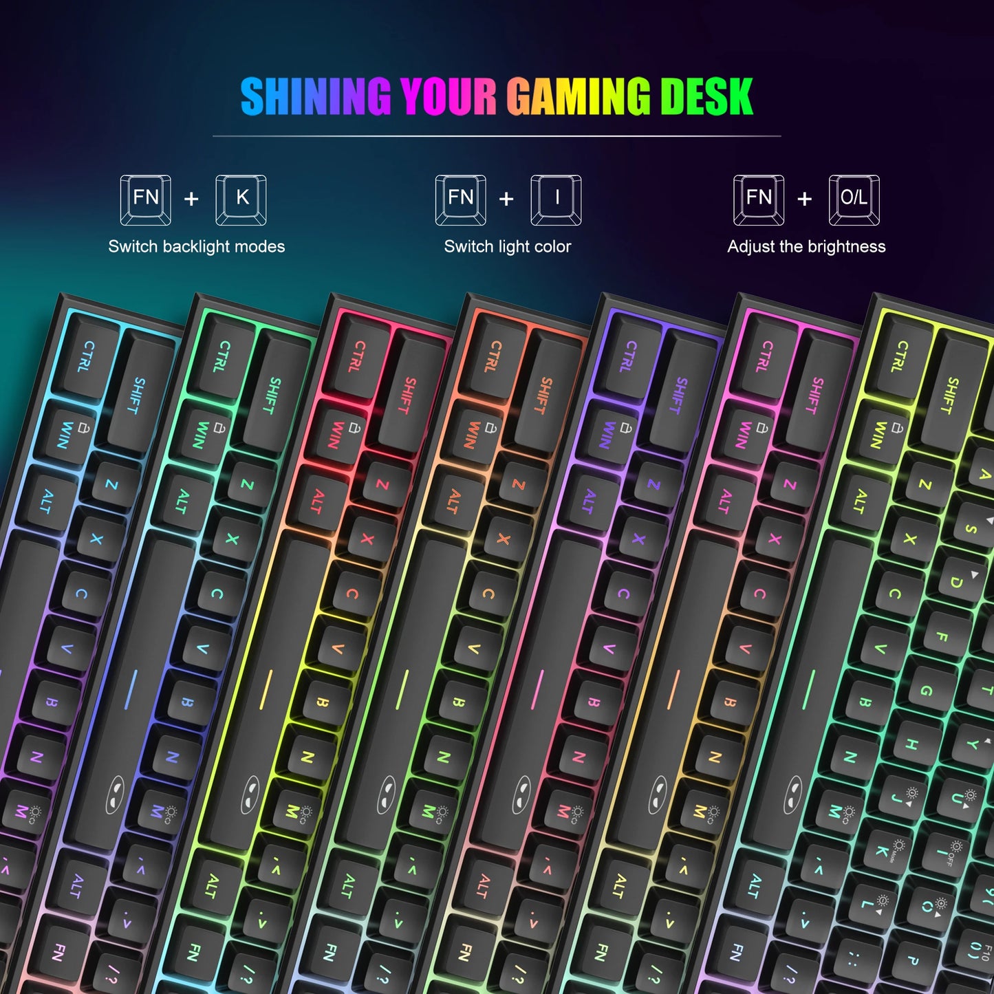 MageGee Mini 60% Gaming Keyboard