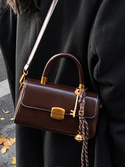Oil Waxed Leather Women's Bag