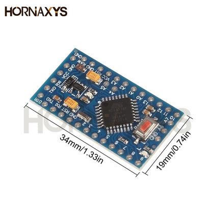 1-10PCS Pro Mini 328 Mini ATMEGA328P ATMEGA328 Module 5V 16MHz Development Board 3.3V 8MHz Electronic Building Block for Arduino