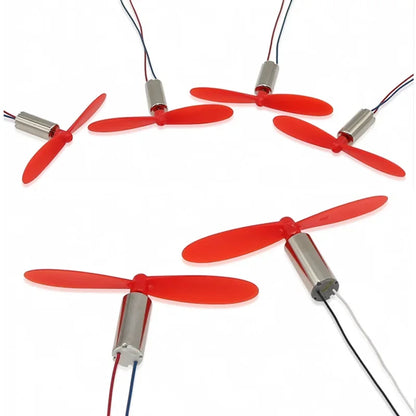 4pcs DIY DC 3.7V 50000RPM 716 Hollow Cup Coreless High-speed Motor with 4 x 55MM Propeller Cw CCW for DIY Micro FPV Quadcopter