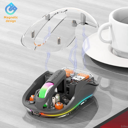 Transparent Bluetooth Wireless Mouse