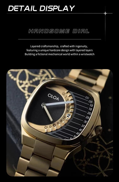 CILOA Retro Square Watch