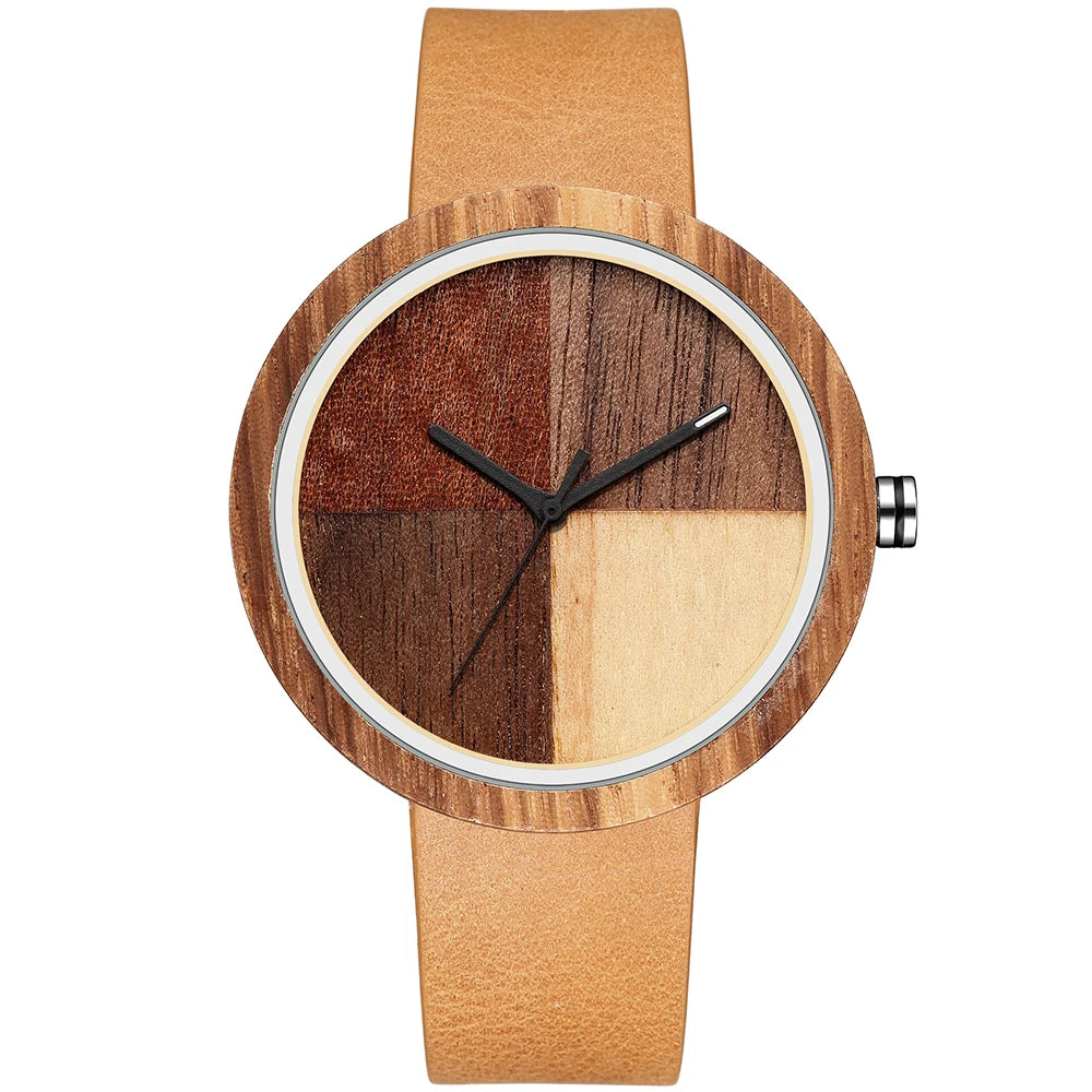 Casual Quartz Wooden Watch