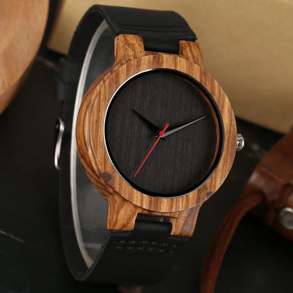 Natural Bamboo Wood Watch for Men