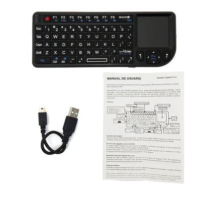 Wireless Keyboard Handheld With Touchpad Mouse