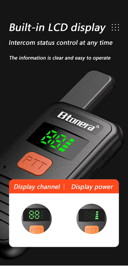 BTDX Mini Walkie Talkie