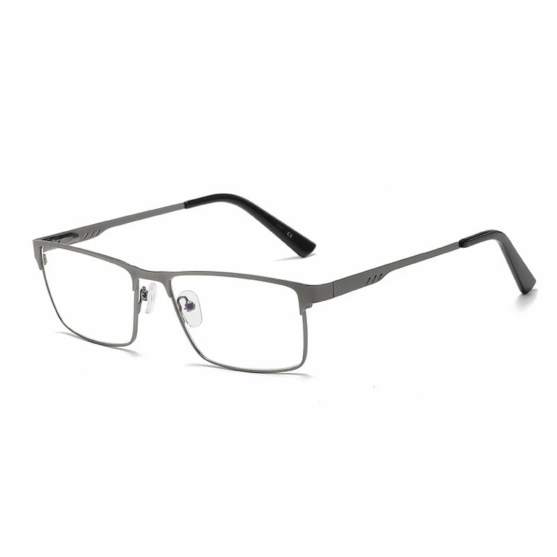 Square Metal Large Frame Reading Glasses