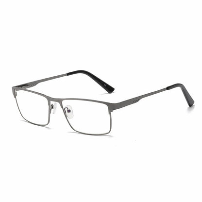 Square Metal Large Frame Reading Glasses