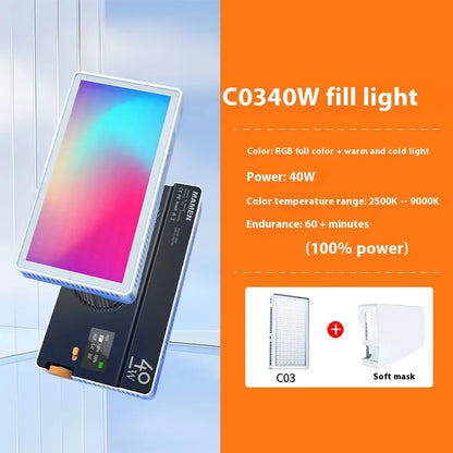 Portable 40W RGB Fill Light Photography