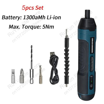 Mini Electric Screwdriver Set