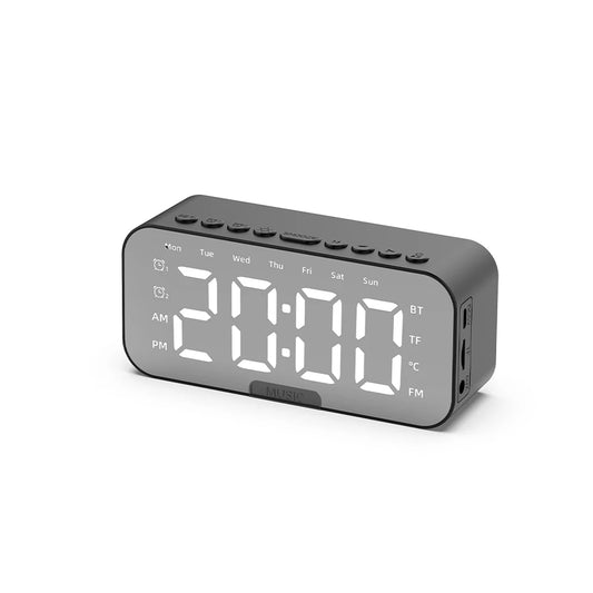 Bluetooth Speaker FM Radio With Alarm Clock