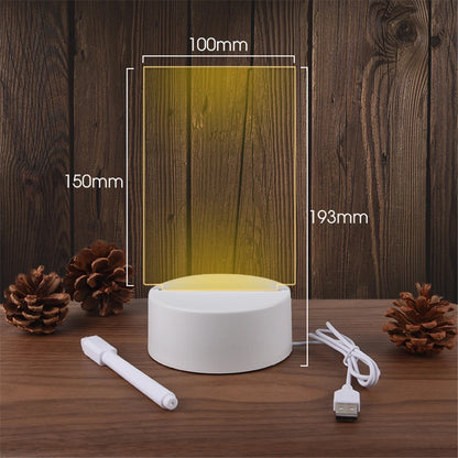 Transparent Luminous LED Night Vision Writing Board