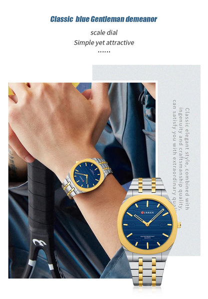 CURREN Thin Quartz Watch