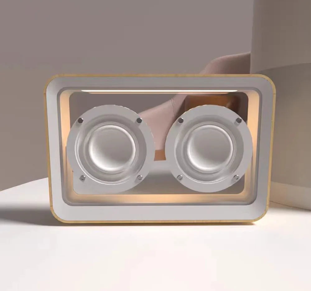Transparent Wireless Bluetooth Speaker with Duel Horn