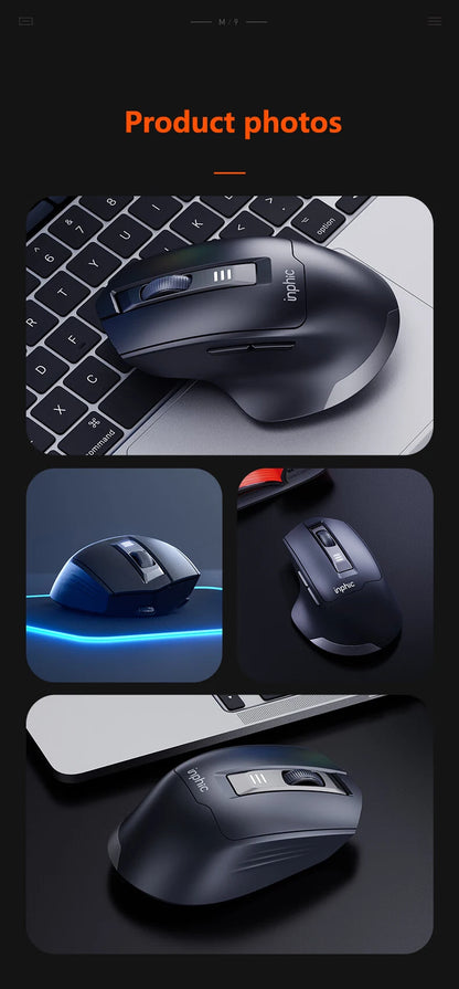 INPHIC M9 2.4G Wireless Mouse Rechargeable