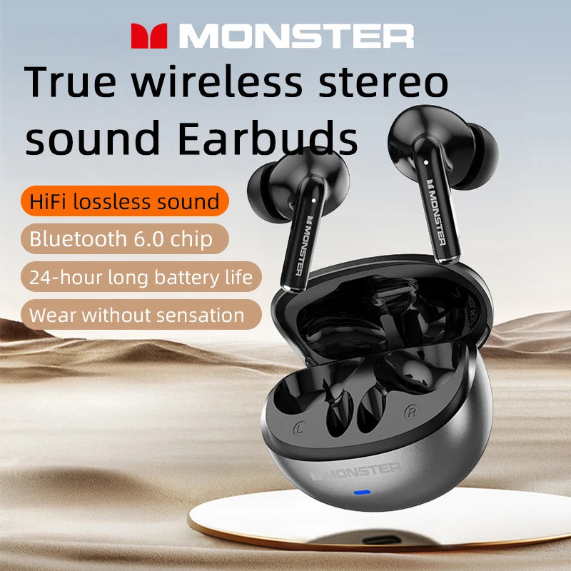 Monster MQT39 Wireless Bluetooth 6.0 Earphones