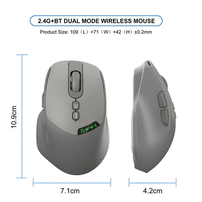 Noiseless Dual Mode Wireless Mouse