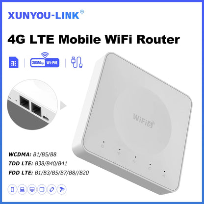 4G LTE Router WiFi 6  Mobile Wireless Router